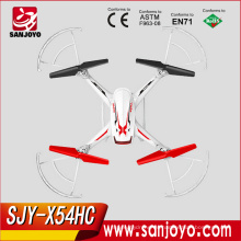 Nueva llegada Syma X54HC Quadcopter Control remoto 2MP HD Cámara Barómetro Set Altura Drone RTF